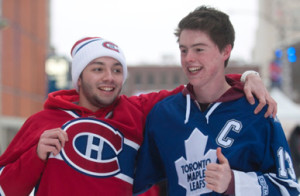 Habs and Leafs fans1